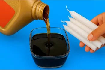 روغن و شمع را با هم مخلوط کنید / ترفندی را که هیچ کس به شما نگفته است