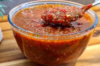 طرز تهیه سس فلفلی ترکیه ای ساده و خوشمزه فقط در چند دقیقه