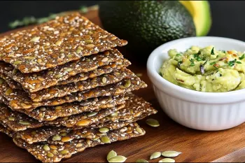 طرز تهیه کراکر خانگی مفید برای قلب و مغز با مواد ساده