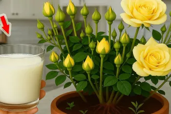 نحوه کاشت ۱۰۱ گل رز از یک شاخه گل فقط با یک فنجان / گل های رز در تمام طول سال شکوفا می شوند