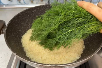 دیگه هرگر مثل قبل شوید پلو درست نکنید / روشی جدید برای تهیه شوید پلو