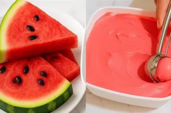 دیگه هندوانه نخور / طرز تهیه بستنی هندوانه به روشی ساده در خانه