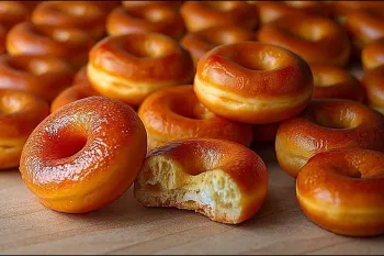 طرز تهیه دونات تپل بازاری بدون نیاز به سرخ کردن در روغن