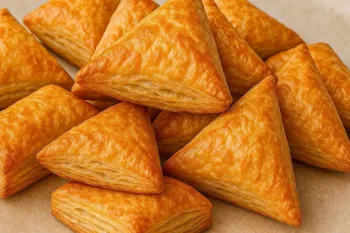 طرز تهیه شیرینی پفکی برای چای عصرانه فقط با آرد و آب