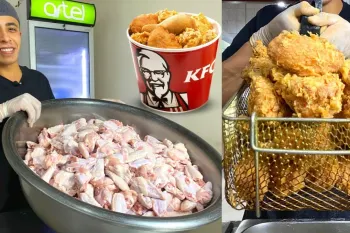 آسان ترین روش درست کردن KFC خانگی خوشمزه با طعمی مثل رستورانها