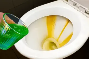 روش طبیعی برای شستن و از بین برن لکه های زرد توالت