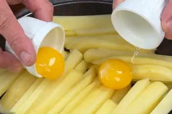 دیگه سیب زمینی سرخ نکنید / روشی مدرن برای سوخاری کردن سیب زمینی