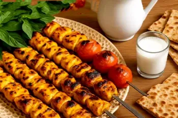 دستور پخت جوجه کباب رستورانی بدون سوختن روی زغال