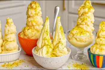 طرز تهی بستنی شیر فقط با ۲ ماده ساده