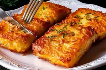 غذا با سیب زمینی و تخم مرغ / برای ناهار امروز غذای رستورانی با سیب زمینی بپز