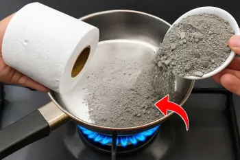 سیمان و دستمال توالت را بجوشانید! فرمول مخفی برای بنایی