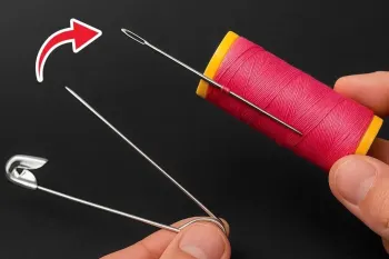 بعد از این با این ترفند، نخ کردن سوزن دیگه کار سختی نیست