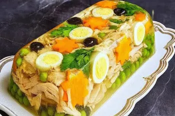 طرز تهیه ژله گوشت و سبزیجات / خیلی زود آماده می شود