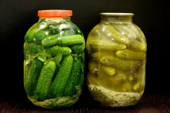 طرز تهیه خیارشور ترد و خوشمزه بدون نیاز به سرکه / ۳ دستور تهیه خیارشور را به طور همزمان