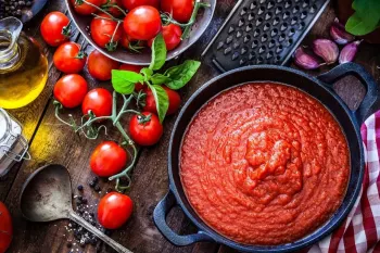برای قرمزتر شدن رنگ رب گوجه در غذا چه کار کنیم ؟