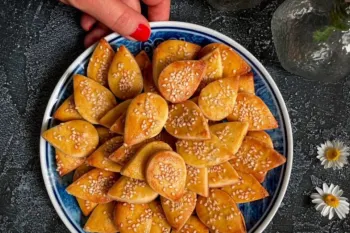آموزش نان چای قزوینی، با عطر هل و زعفران و بافتی که تو دهان میشکنه