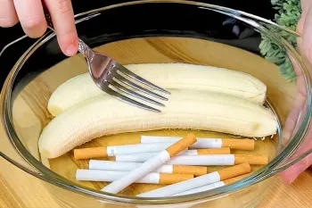 سیگارها را زیر موز قرار دهید... نتیجه مخفی شما را شوکه خواهد کرد! مخترع ناشناخته ها
