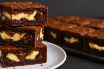 طرز تهیه براونی شکلات خوشمزه بدون نیاز به تکنیک پیچیده