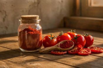 طرز تهیه پودر گوجه خانگی با ماندگاری بالا و طعم طبیعی