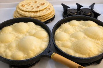 طرز تهیه نان سیب زمینی تابه ای خوشمزه و آسان