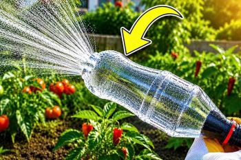 ساخت آبپاش با بطری پلاستیکی؛ آبیاری اقتصادی و خلاقانه برای باغچه