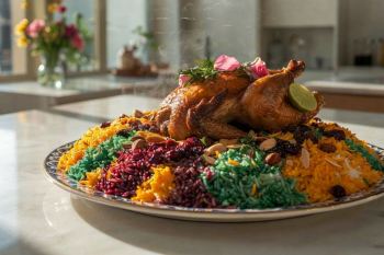 طرز تهیه هفت رنگ پلو تهرانی؛ مجلسی و خوش عطر