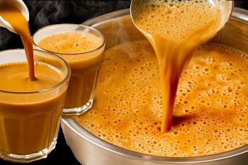 طرز تهیه چای کرک غلیظ و خامه ای به روش سریع و ساده