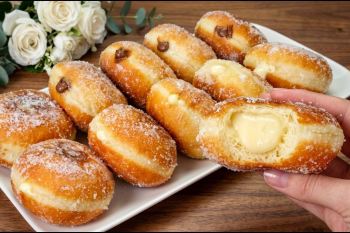 طرز تهیه پیراشکی کرم دار خانگی در تابه ؛ راز پیراشکی های پنبه ای و پرفروش