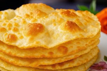 طرز تهیه ۳۰ عدد نان لواش با آرد و آب در تابه بدون نیاز به خمیر مایه