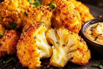 طرز تهیه گل کلم سوخاری شام سریع و خوشمزه