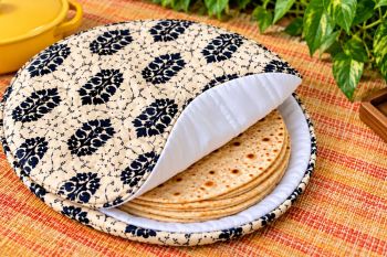 آموزش دوخت کاور نان پارچه ای بدون چرخ خیاطی و بدون الگو