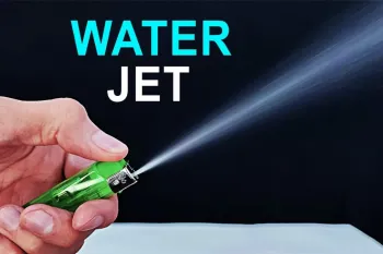 تبدیل فندک خالی به یک اسپری آب پرفشار