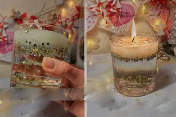 آموزش ساده ساخت شمع شفاف بدون ژل حتی برای مبتدی ها