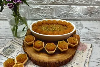 طرز تهیه حلوا بیسکوییتی برای افطار