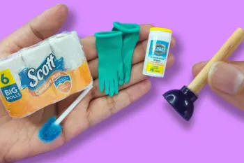 چگونه لوازم نظافت مینیاتوری بسازیم؟ ۵ ایده خلاقانه برای شما