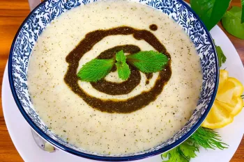 دستور پخت سوپ ماست ترکی خوشمزه
