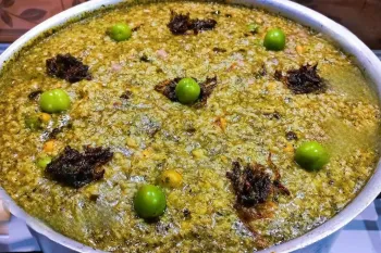 طرز تهیه آش گوجه سبز بدون گوشت چرخ کرده/کاملا اقتصادی