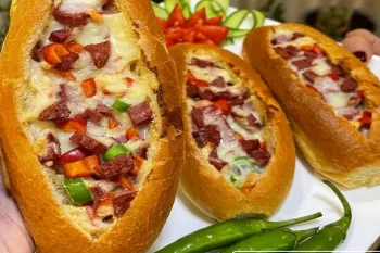 طرز تهیه باگت شکم پر ساده و خوشمزه
