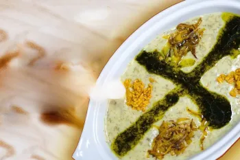 طرز تهیه آش ماست شیرازی خوشمزه و سنتی