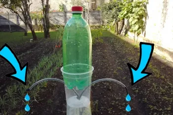 سیستم آبیاری قطره ای با کمترین امکانات و دوام ۱۵ روزه