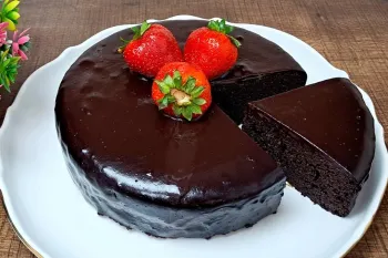 طرز تهیه کیک خیس شکلاتی با ماست