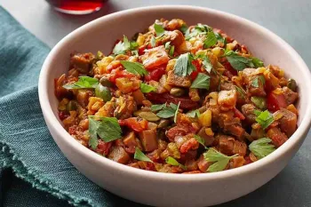 طرز تهیه سالاد بادمجان رژیمی و خوشمزه