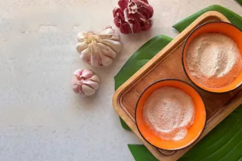 روش آسان برای تهیه پودر سیر خانگی