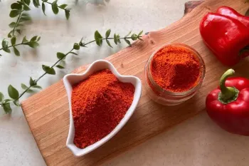 طرز تهیه پاپریکا تو خونه با دو روش تو آفتاب و ایرفرایر با رنگ و عطر فوق العاده