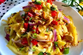 طرز تهیه سالاد انبه تایلندی خوشمزه و سالم