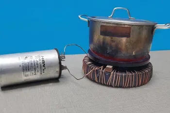 آموزش جالب تبدیل آهنربای دائمی به اجاق گاز فوق العاده قدرتمند