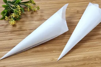 آموزش ساخت قیف کاغذی خانگی ساده