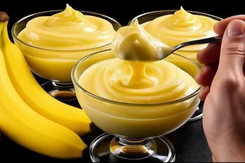 طرز تهیه دسر موس موز فقط در ۵ دقیقه! بهترین دسر ایتالیایی ای که تا حالا خوردم!
