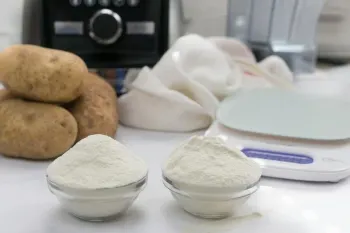 آموزش کامل تهیه آرد سیب زمینی در خانه برای پخت وپز بدون گلوتن