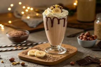 طرز تهیه میلک شیک نوتلا خامه ای: ترکیب رویایی بستنی و شکلات